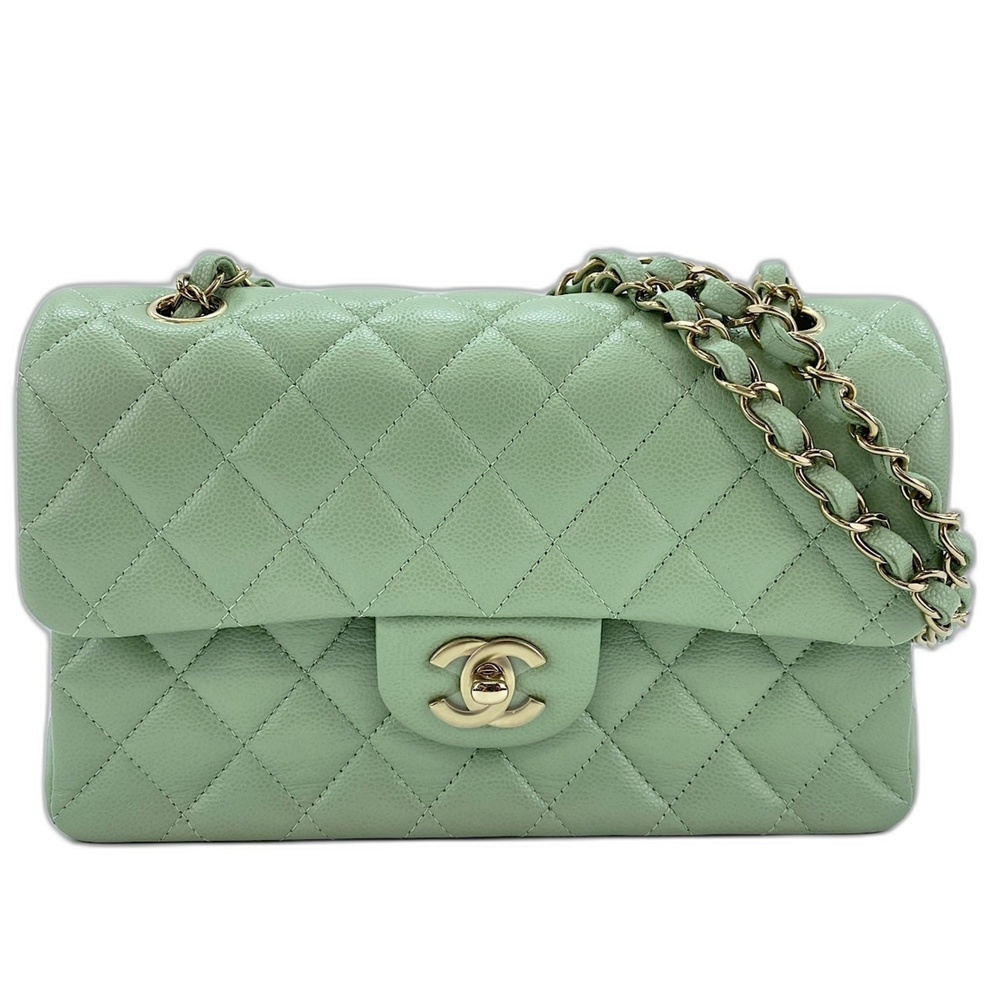 Chanel Matelassé 23 Shoulder Bag, Green